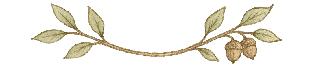 Woodland vine page embellishment