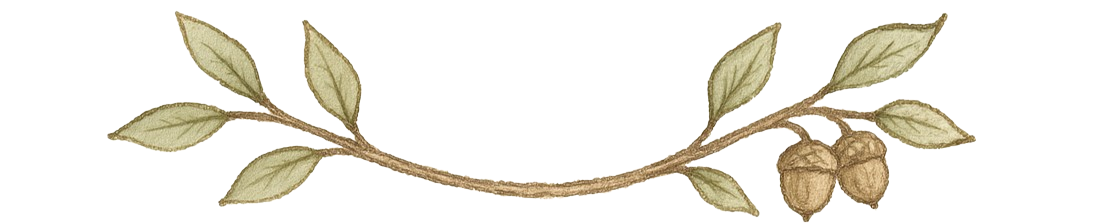 Woodland vine page embellishment